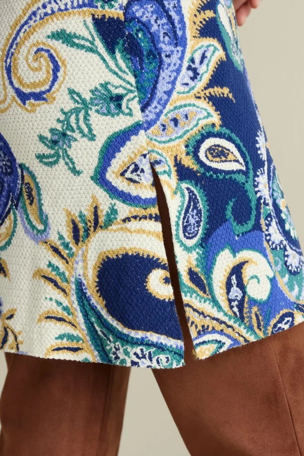 Vacation Shop | Sweaters & Cardigans-Soft Surroundings Marin Cardigan Chambray Paisley