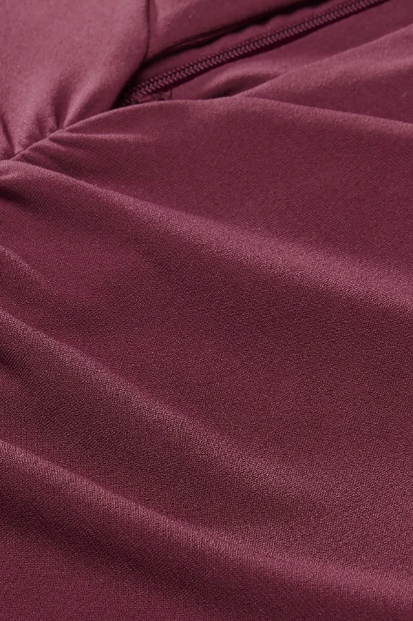 between season | solids-Soft Surroundings Monica Knit Dress Purple Wine