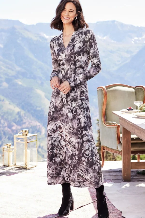 occasion dresses | maxi-Soft Surroundings Naima Dress Navy
