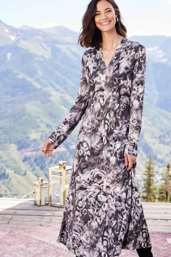 occasion dresses | maxi-Soft Surroundings Naima Dress Navy