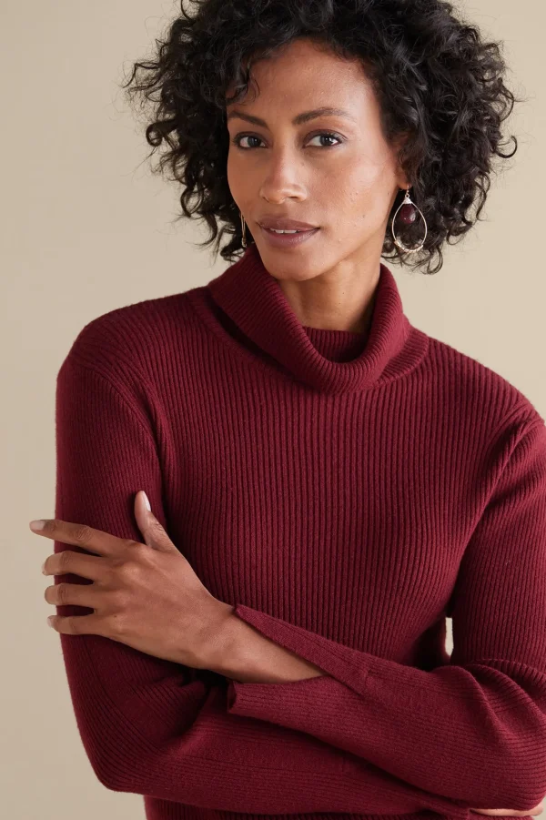 Everyday Styles | Sweaters & Cardigans-Soft Surroundings Nika Sweater Cabernet