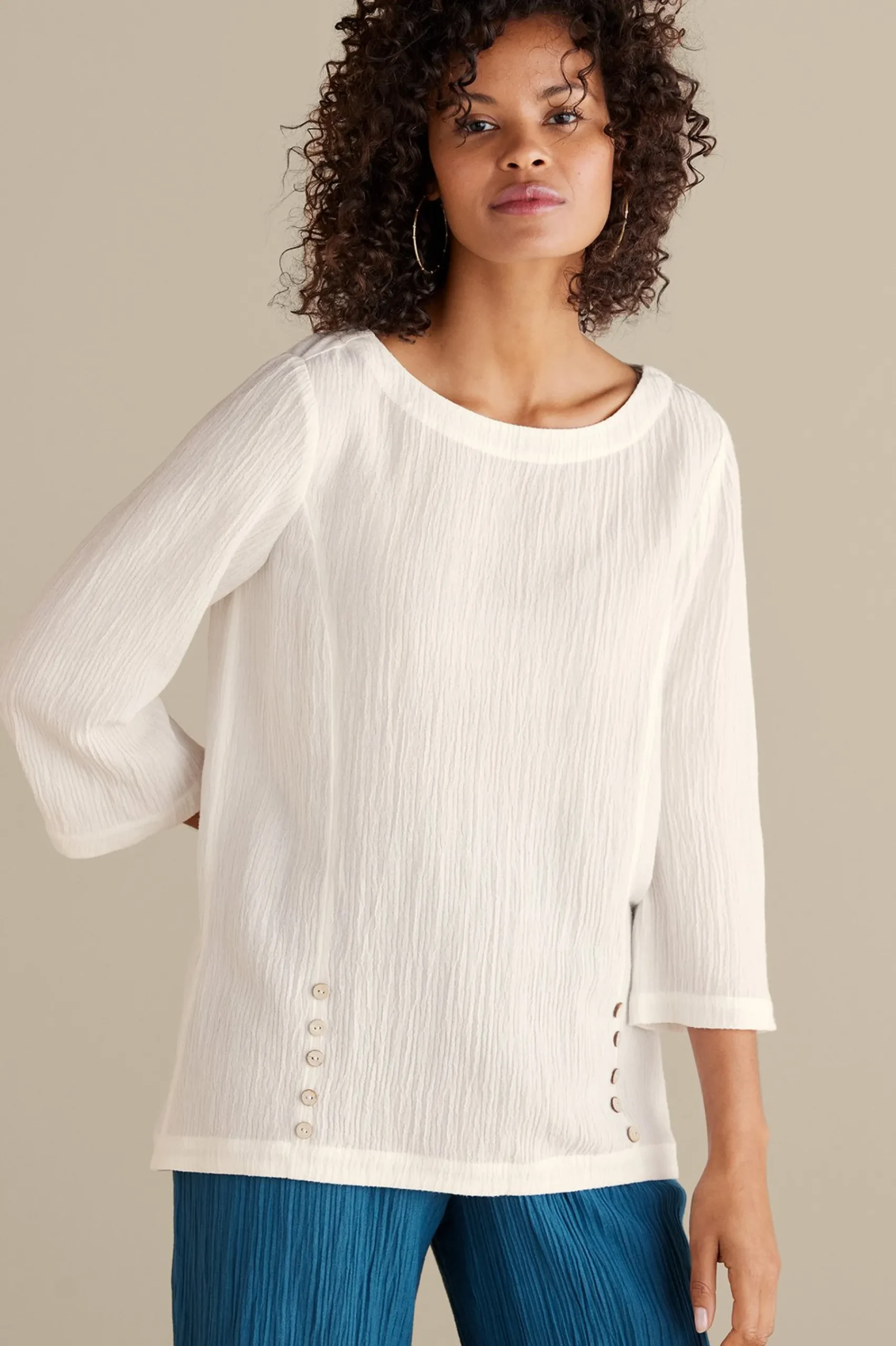 oceo_gauze_tunic_0.webp Feminine Flourish | Into The Blues-Soft Surroundings Oceo Gauze Tunic Black