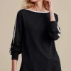 Sweaters & Cardigans | long sleeve-Soft Surroundings Petites Ashley Sweater Black