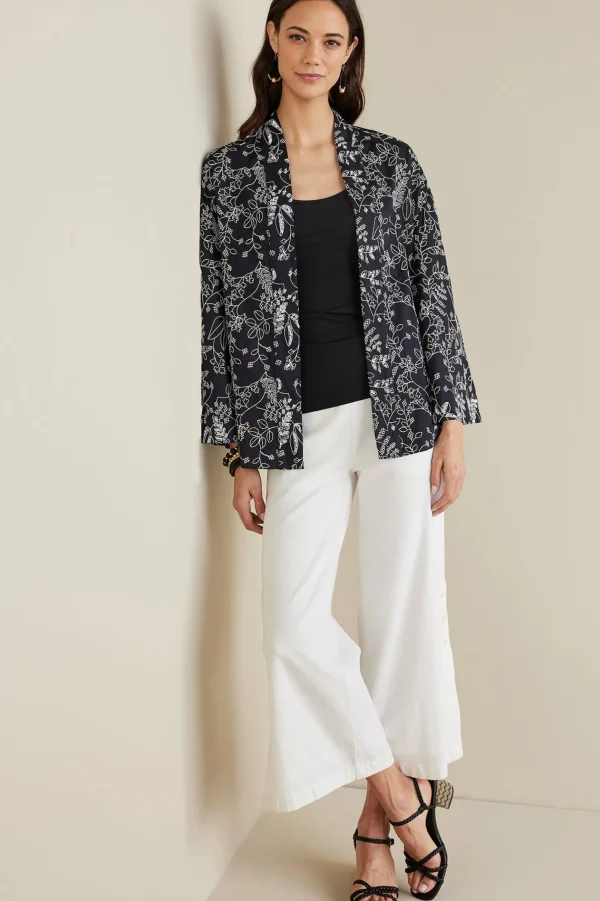 Global Artistry | Jackets & Coats-Soft Surroundings Petites Beatrix Topper Black