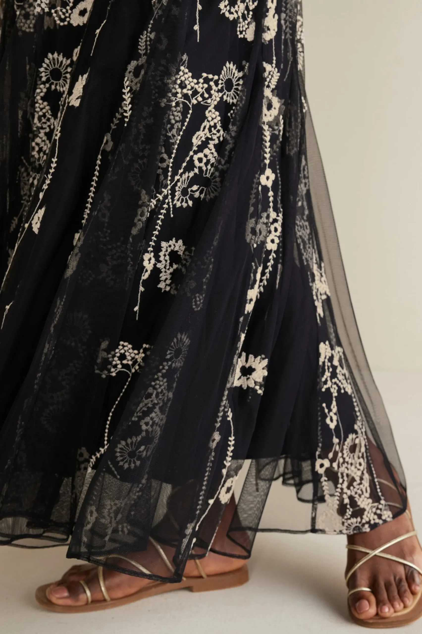 petites_leatrice_embroide_4.webp Global Artistry | Skirts-Soft Surroundings Petites Leatrice Embroidered Maxi Skirt Black