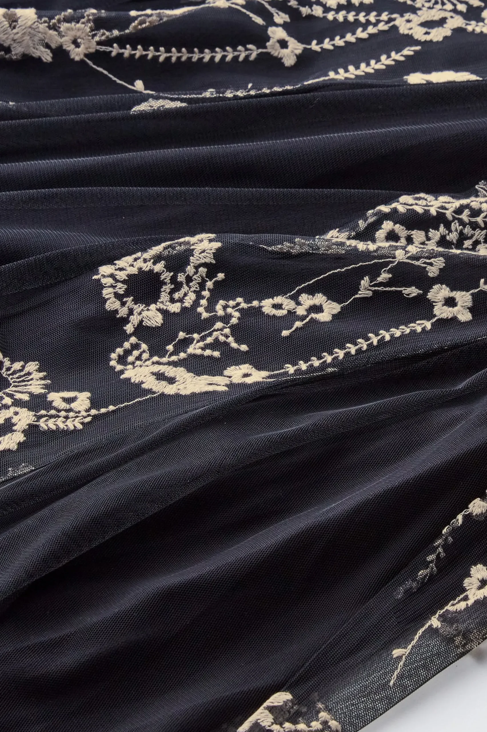 petites_leatrice_embroide_5.webp Global Artistry | Skirts-Soft Surroundings Petites Leatrice Embroidered Maxi Skirt Black