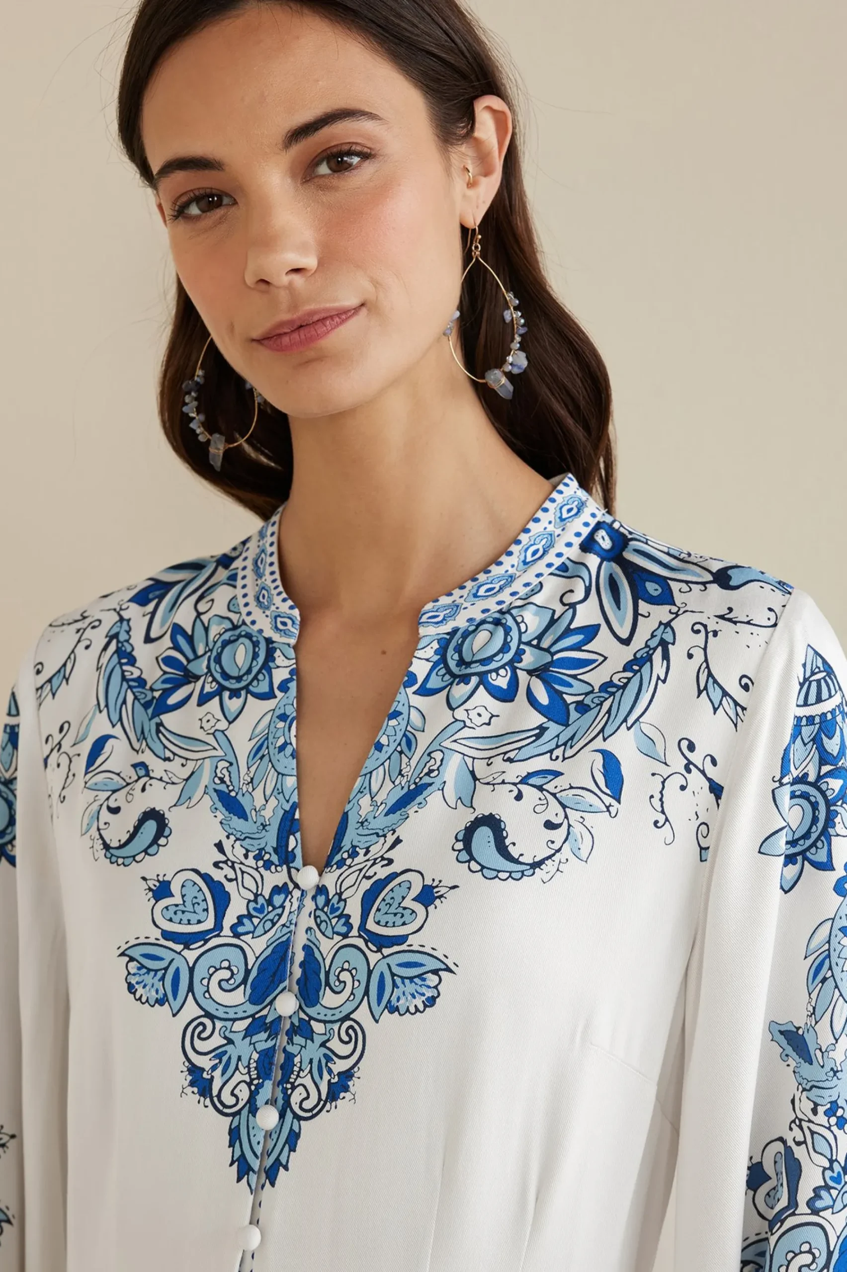 petites_louise_midi_dress_3.webp Into The Blues | Global Artistry-Soft Surroundings Petites Louise Midi Dress Perissa Scarf