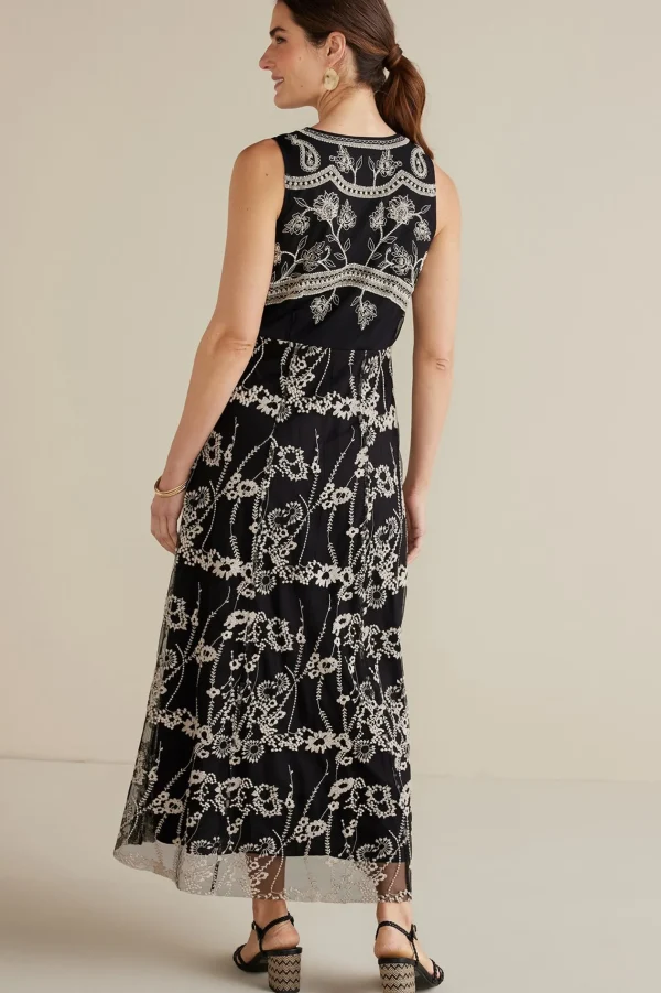 Global Artistry | Dresses-Soft Surroundings Petites Olivia Maxi Dress Black