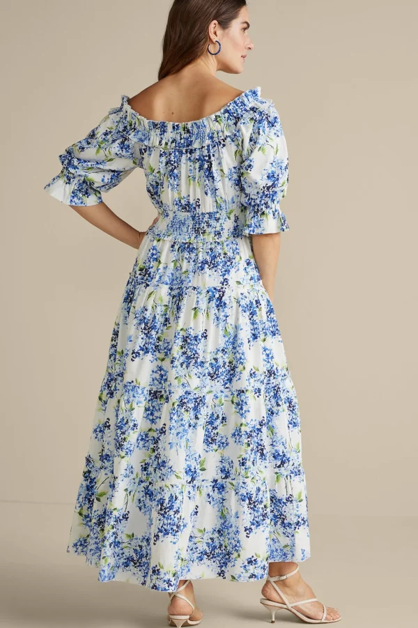 Into The Blues | The Floral Shop-Soft Surroundings Petites Rosana Maxi Dress Wisteria