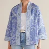 Global Artistry | Jackets & Coats-Soft Surroundings Petites Verrado Jacket Indigo Paisley
