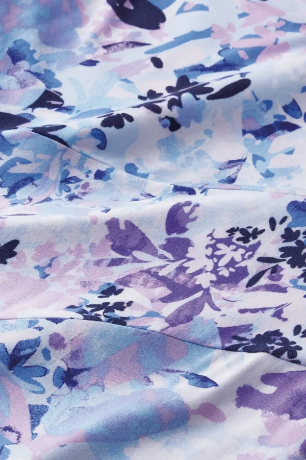 Feminine Flourish | The Floral Shop-Soft Surroundings Petites Vivienne Dress Garden Dream Blue