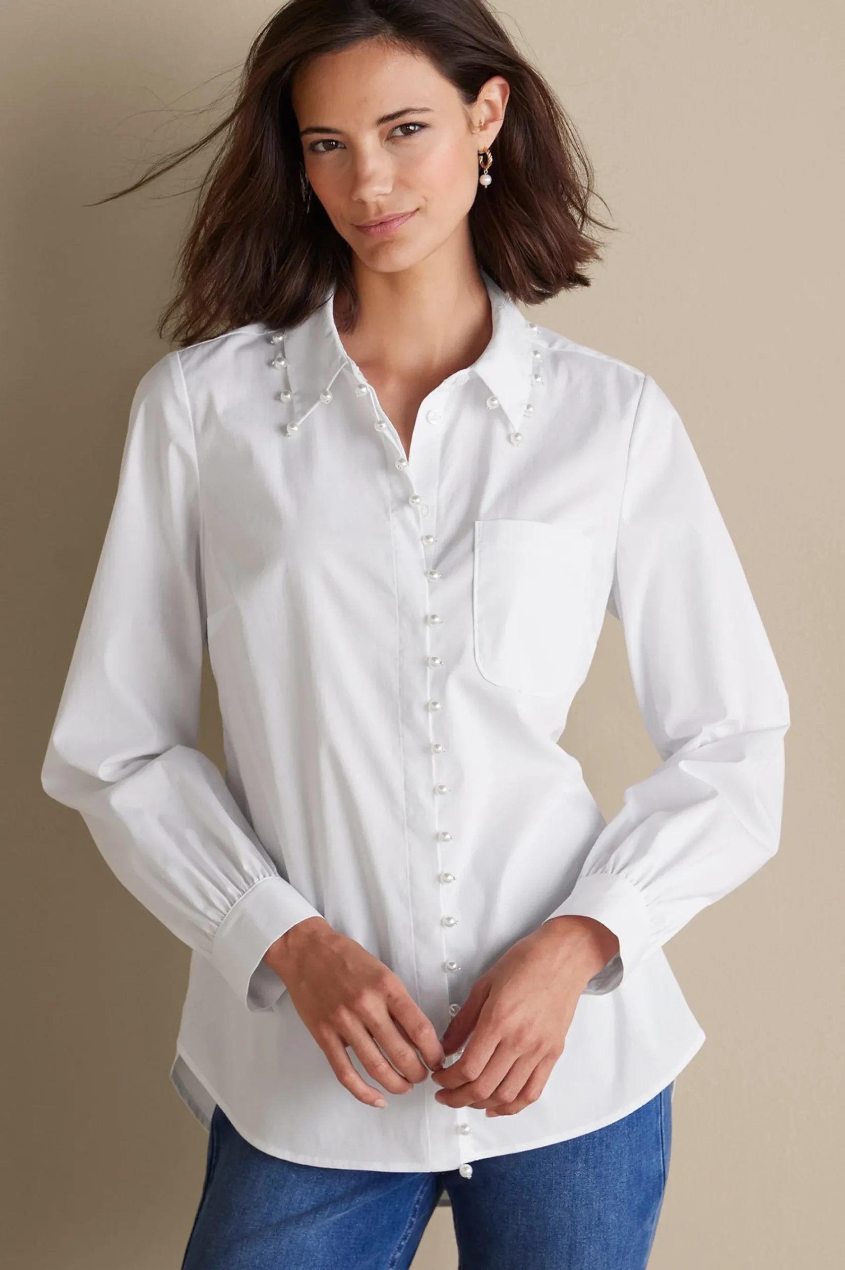 rania_pearl_shirt_4.webp Everyday Styles | long sleeve-Soft Surroundings Rania Pearl Shirt White