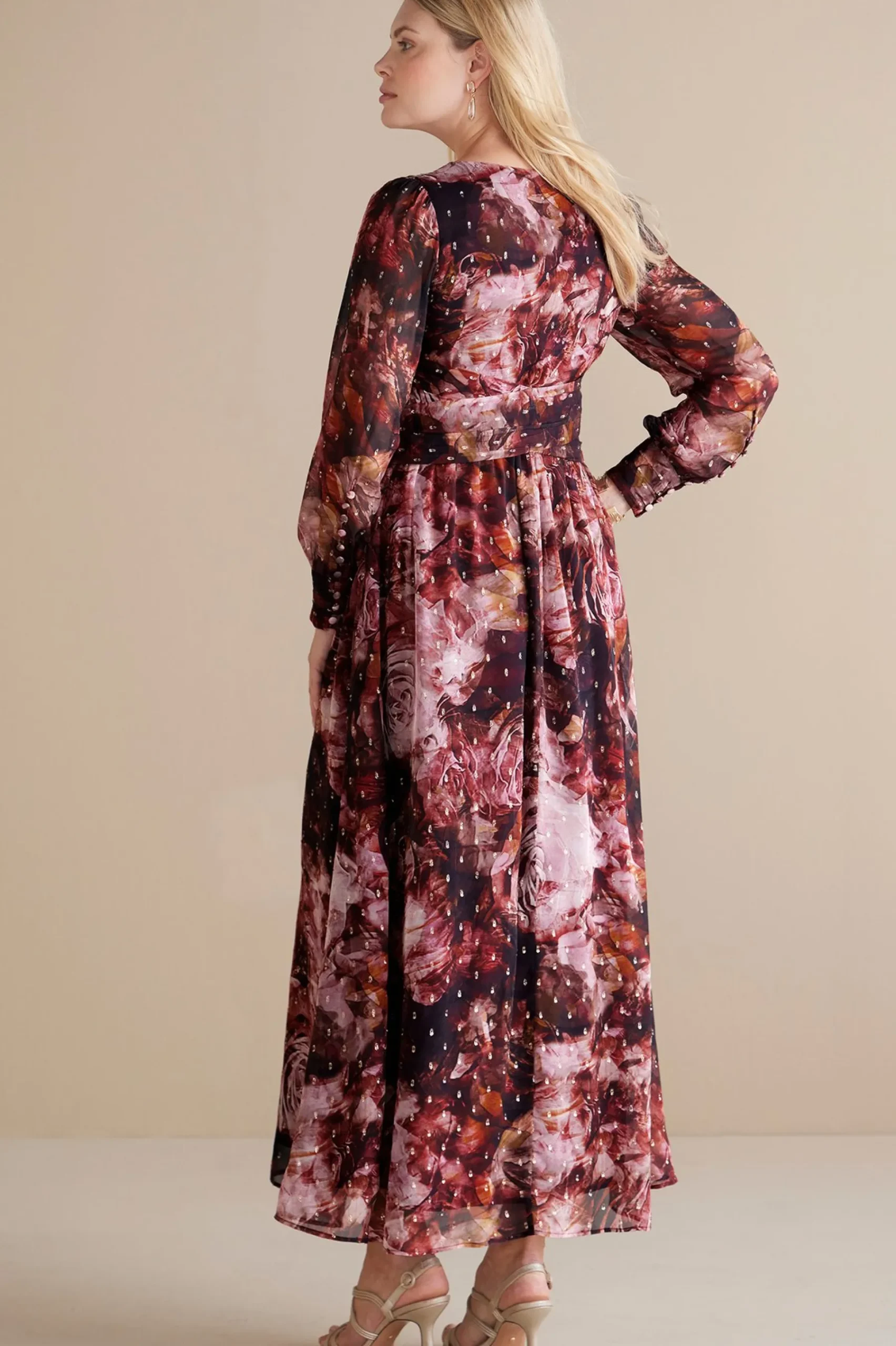 rina_silk_dress_2.webp Feminine Flourish | occasion dresses-Soft Surroundings Rina Silk Dress Multi Floral