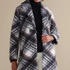 Jackets & Coats-Soft Surroundings Rita Plaid Jacket Multi Stripe