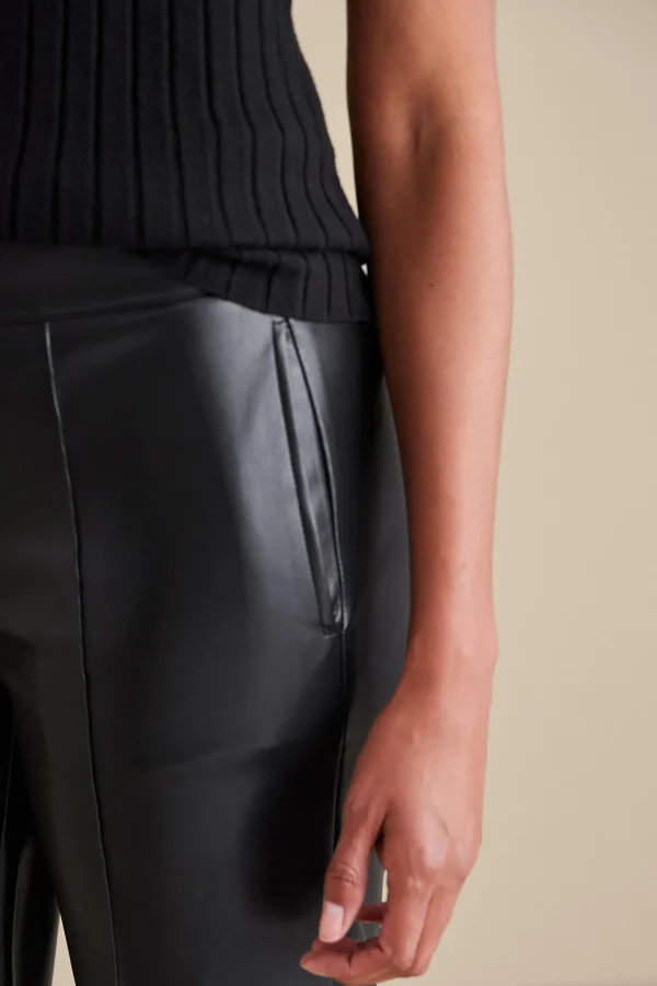 cropped | ankle-Soft Surroundings Rivka Faux Leather Pants Black