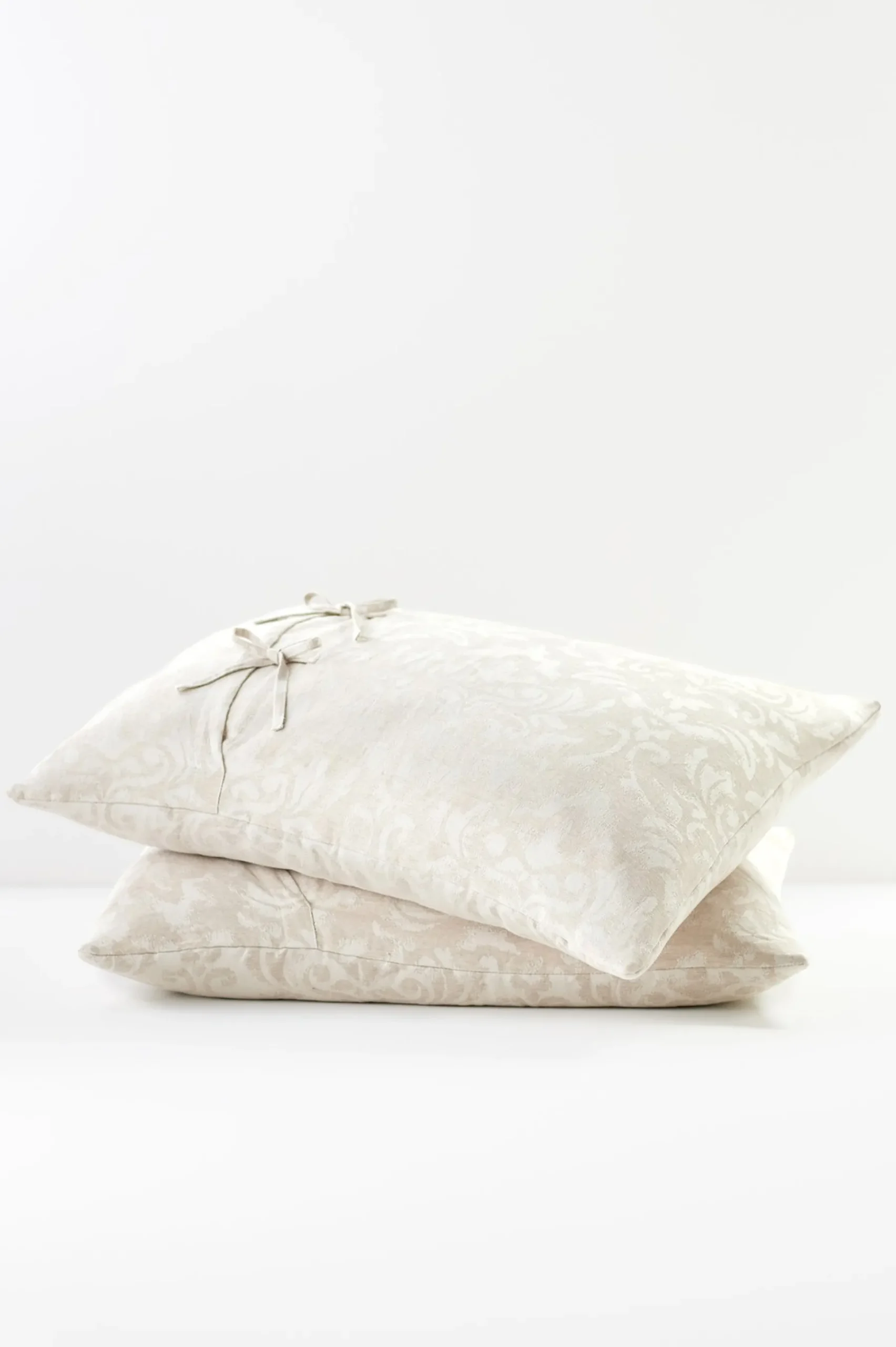 rosalyn_damask_sham_1.webp pillowcases & shams-Soft Surroundings Rosalyn Damask Sham Rose Sand