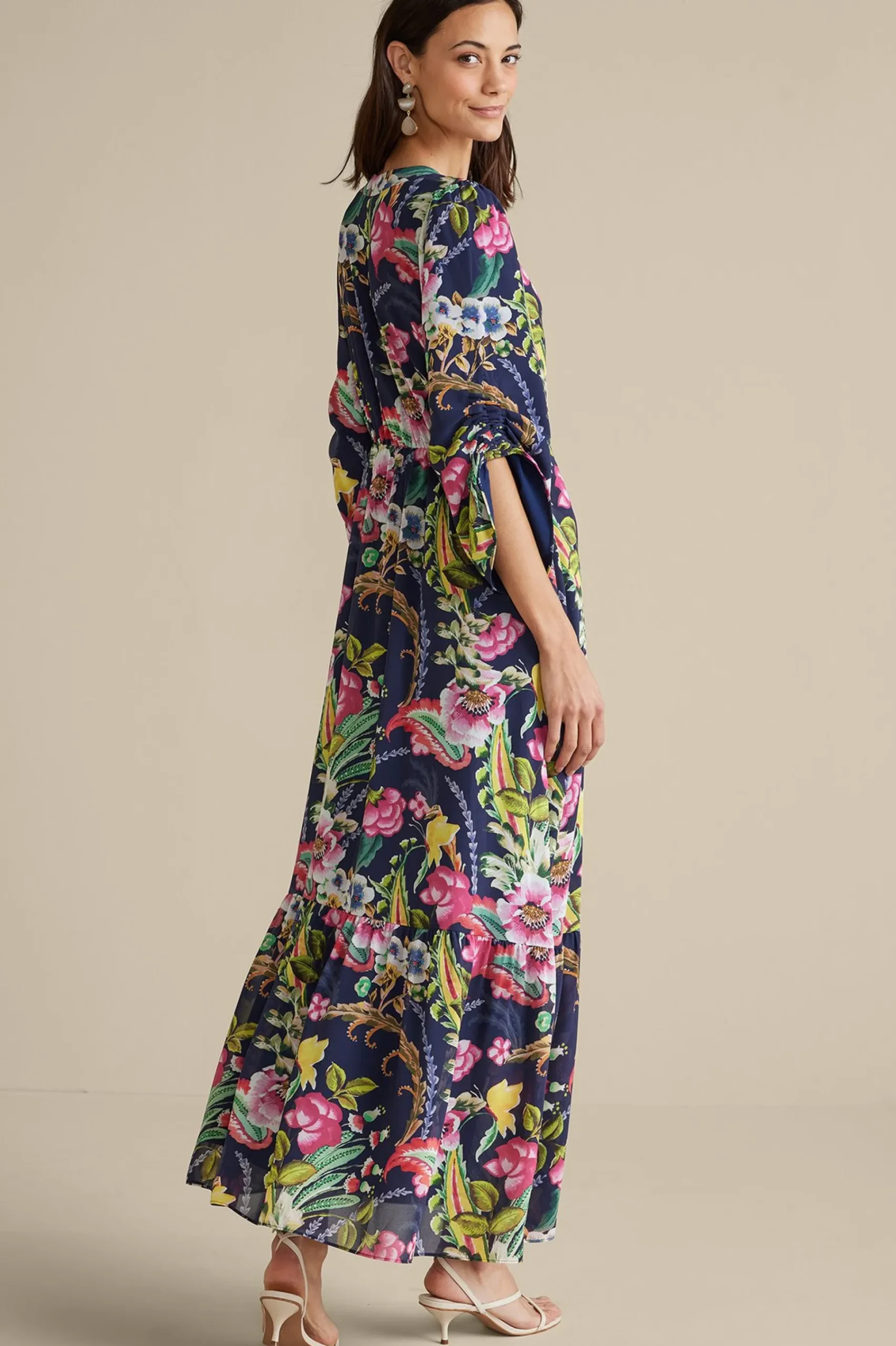 samantha_maxi_dress_2.webp Feminine Flourish | vacation dresses-Soft Surroundings Samantha Maxi Dress Navy Paisley