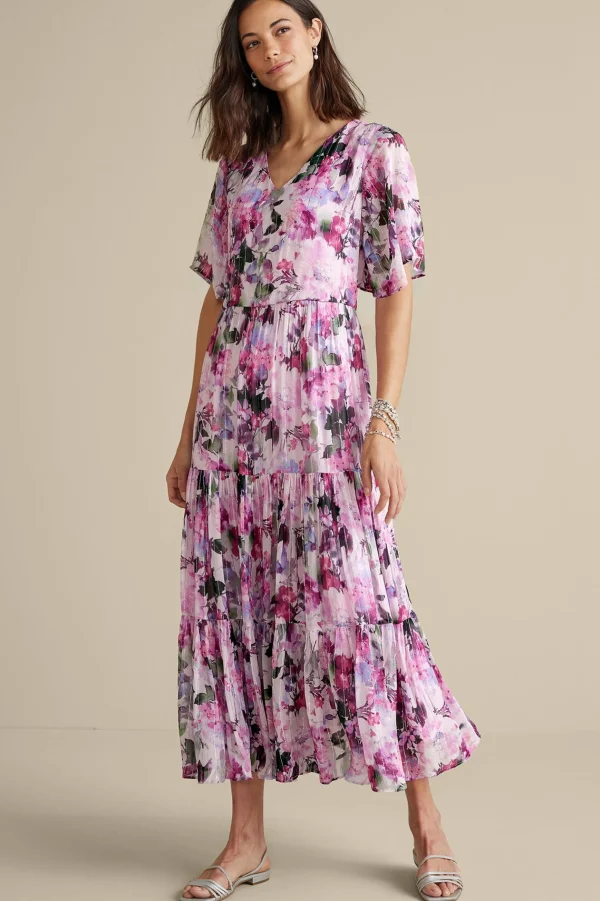 Feminine Flourish | vacation dresses-Soft Surroundings Santhia Maxi Dress Marseille Garden