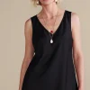 Everyday Styles | sleeveless-Soft Surroundings Selena Tank Cabernet