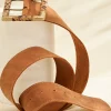 Belts-Soft Surroundings Serrano Buckle Belt Tobacco