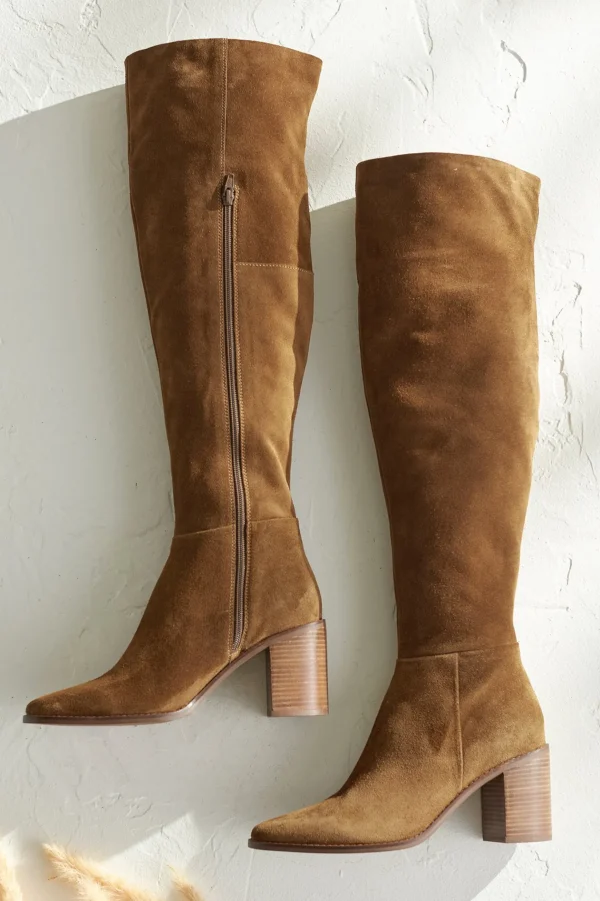 boots-Soft Surroundings Seychelles Gifted Over the Knee Boot Black