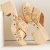 heels | wedges-Soft Surroundings Seychelles Warm Waters Clog Natural Raffia