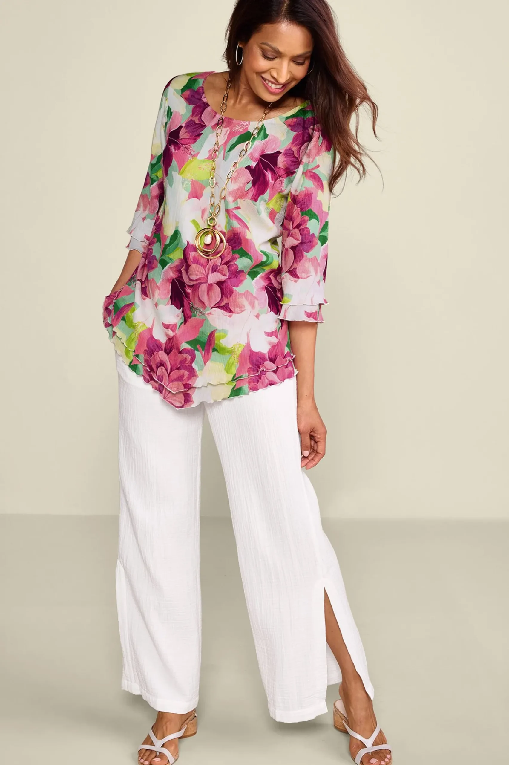 siesta_key_tunic_1.webp Into The Blues | Everyday Styles-Soft Surroundings Siesta Key Tunic Aqua Splash