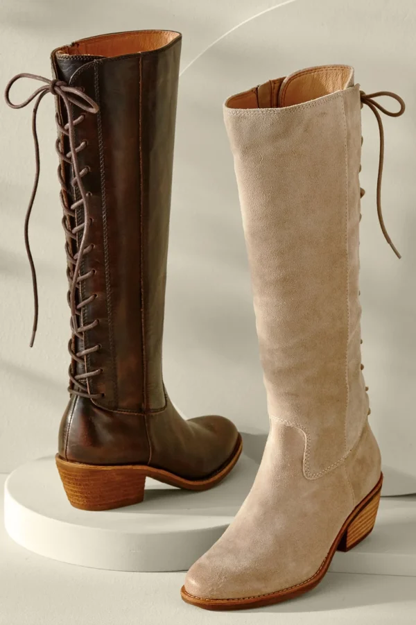 boots-Soft Surroundings Sofft Sharnell Heel Boot Brown Fuji