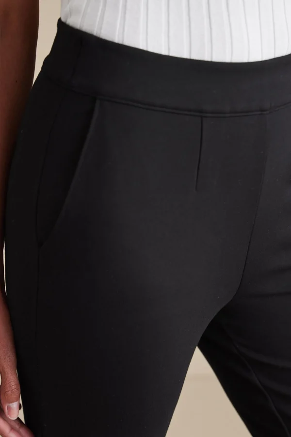 Soft Essential Styles | Everyday Styles-Soft Surroundings Soft Essential Ponte Bootcut Pants Black
