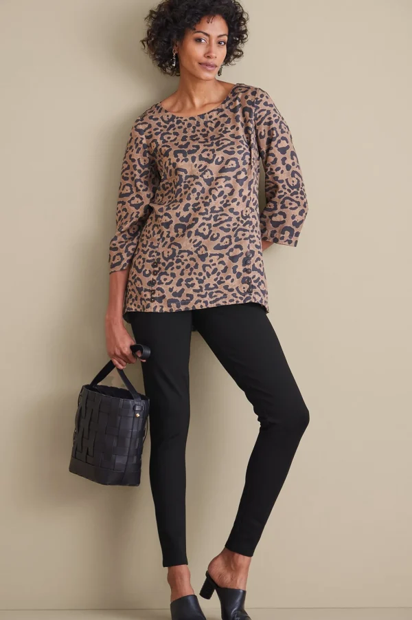 Soft Essential Styles | Everyday Styles-Soft Surroundings Soft Essential Ponte Leggings Black