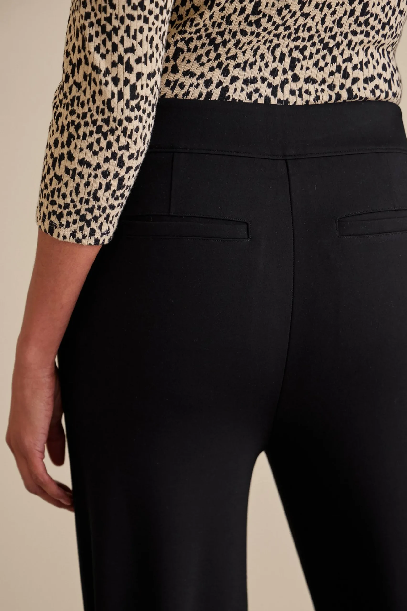 soft_essential_ponte_wide_5.webp Soft Essential Styles | full length-Soft Surroundings Soft Essential Ponte Wide Leg Pants Black
