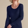 Soft Essential Styles | Into The Blues-Soft Surroundings Soft Essential™ Ribbed Pullover Sweater Black