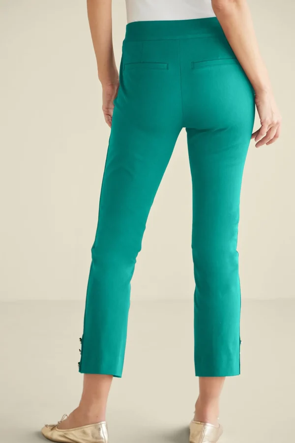 Soft Essential Styles | Vacation Shop-Soft Surroundings Soft Essential™ Superla Slim Leg Crop Pants Black