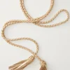 Belts-Soft Surroundings Soga Fringe Belt Gold