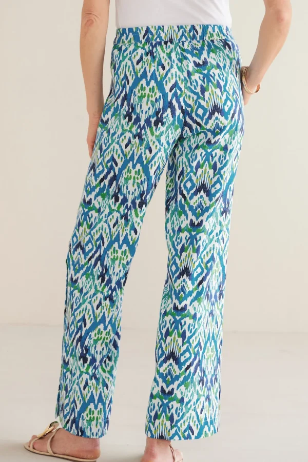 Vacation Shop | Linen Shop-Soft Surroundings Sonoma Linen Blend Wide Leg Pants Black