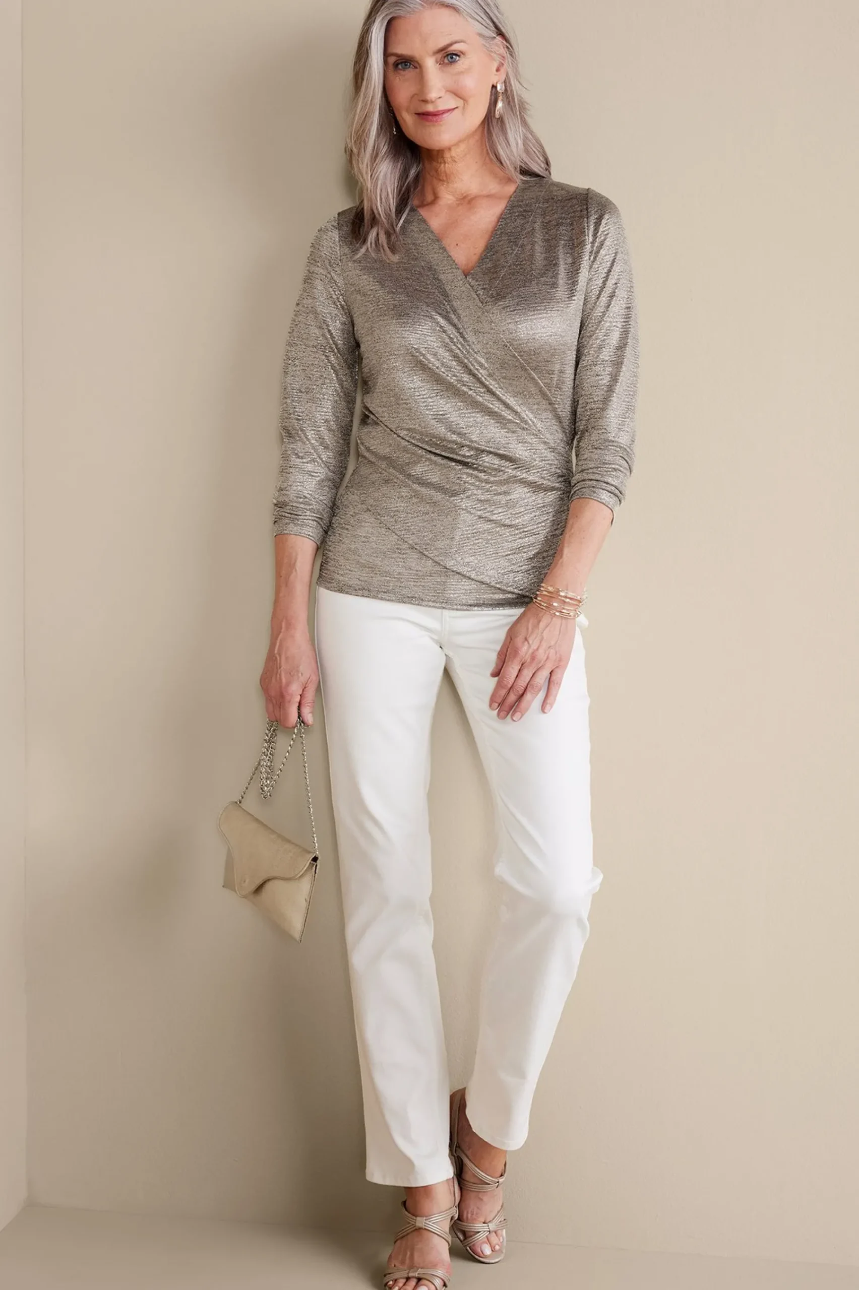 stella_top_1.webp long sleeve | novelty-Soft Surroundings Stella Top Neutral Foil