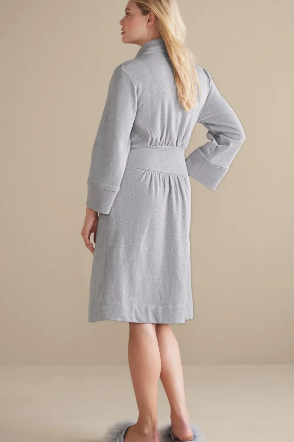Sleepwear & Lounge-Soft Surroundings Surata Robe Heather Grey
