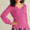 Sweaters & Cardigans | long sleeve-Soft Surroundings Suze Sweater Ivory Pearl