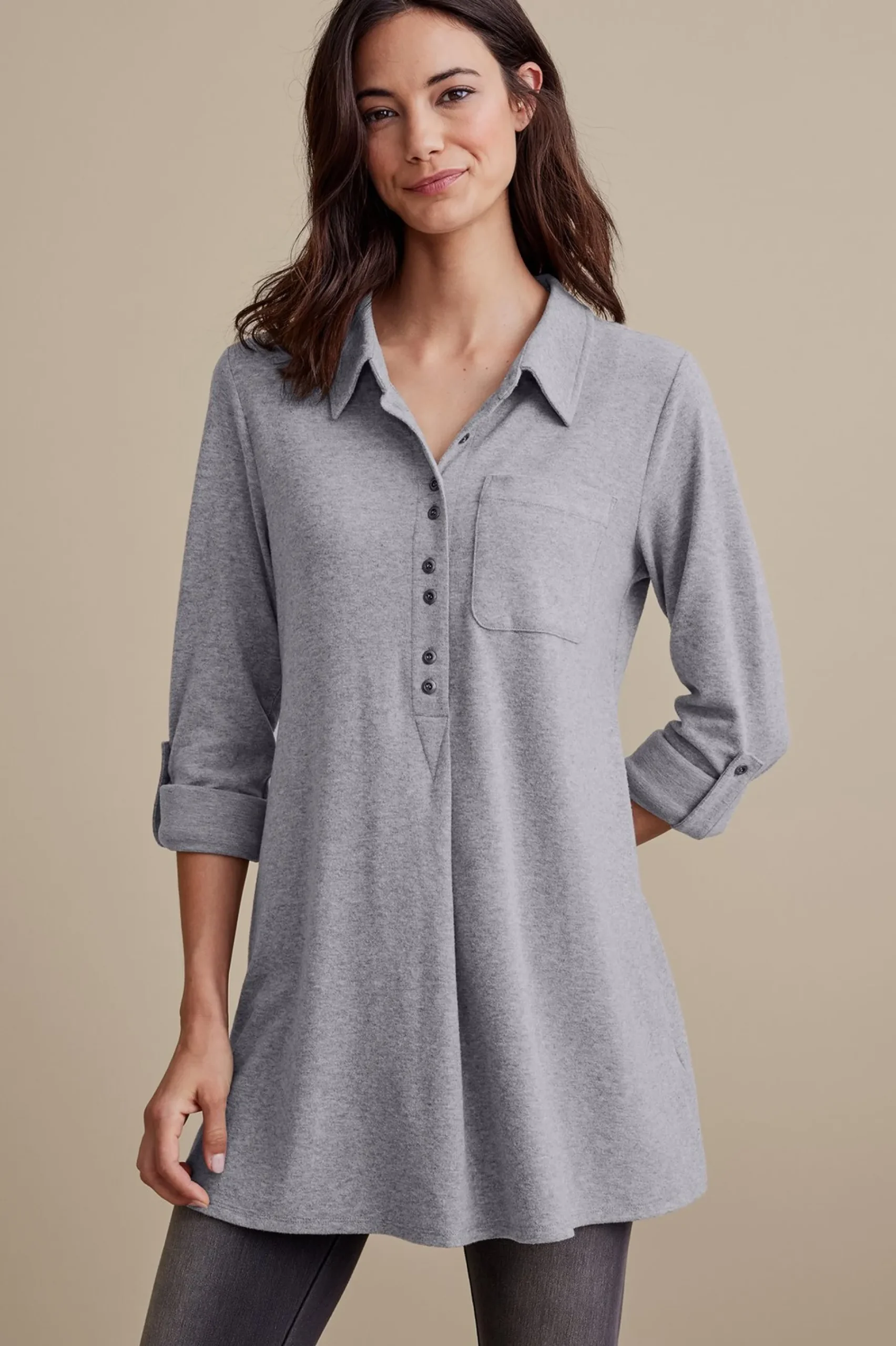 take_it_easy_tunic_0.webp Into The Blues | Everyday Styles-Soft Surroundings Take It Easy Tunic Blue Heather