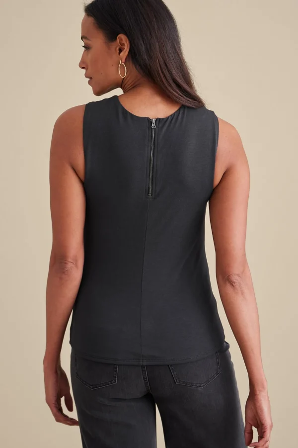 sleeveless | pullovers-Soft Surroundings Tayla Top Black