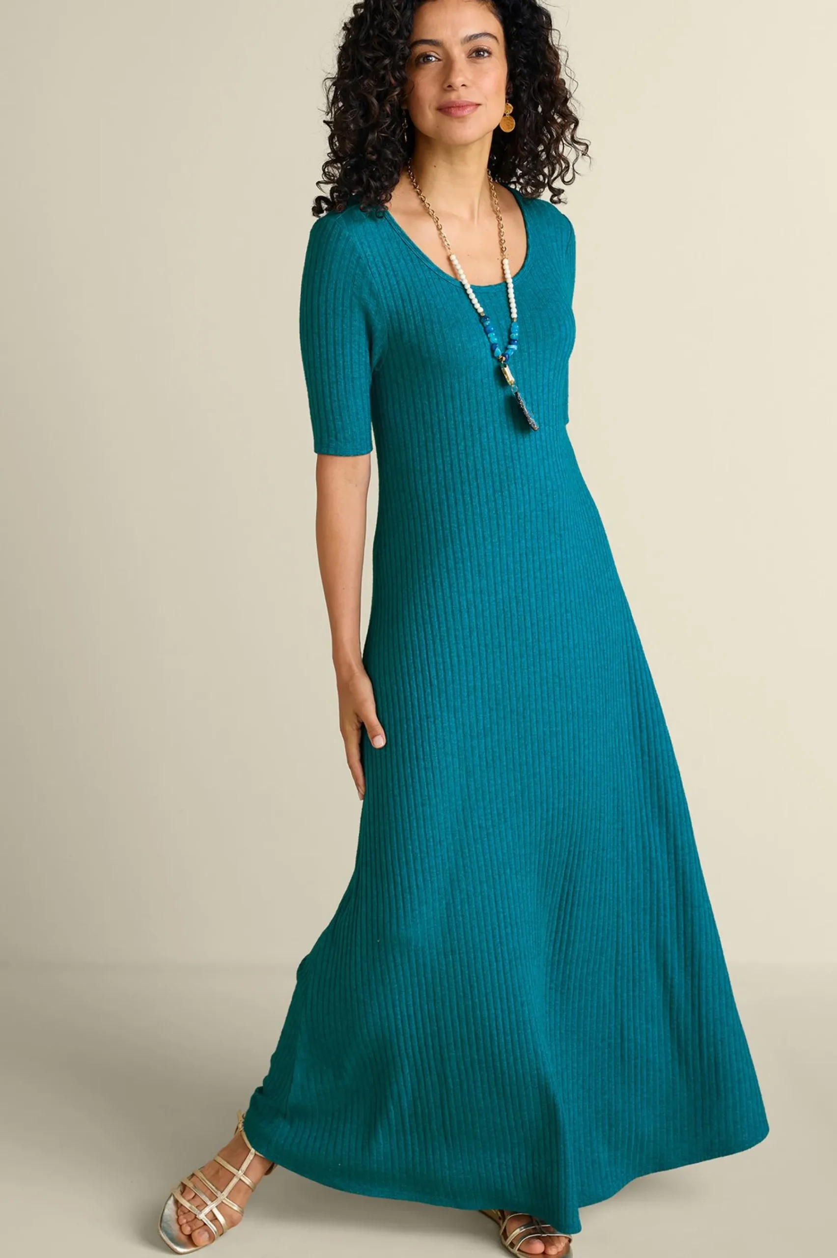 textured_short_sleeve_san_0.webp Everyday Styles | Vacation Shop-Soft Surroundings Textured Short Sleeve Santiago Dress Rose