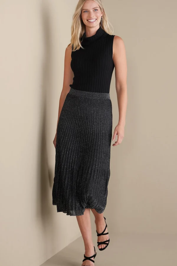 Everyday Styles | Sweaters & Cardigans-Soft Surroundings Tia Sweater Tank Black