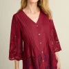 Feminine Flourish | Vacation Shop-Soft Surroundings Trella Eyelet Top White