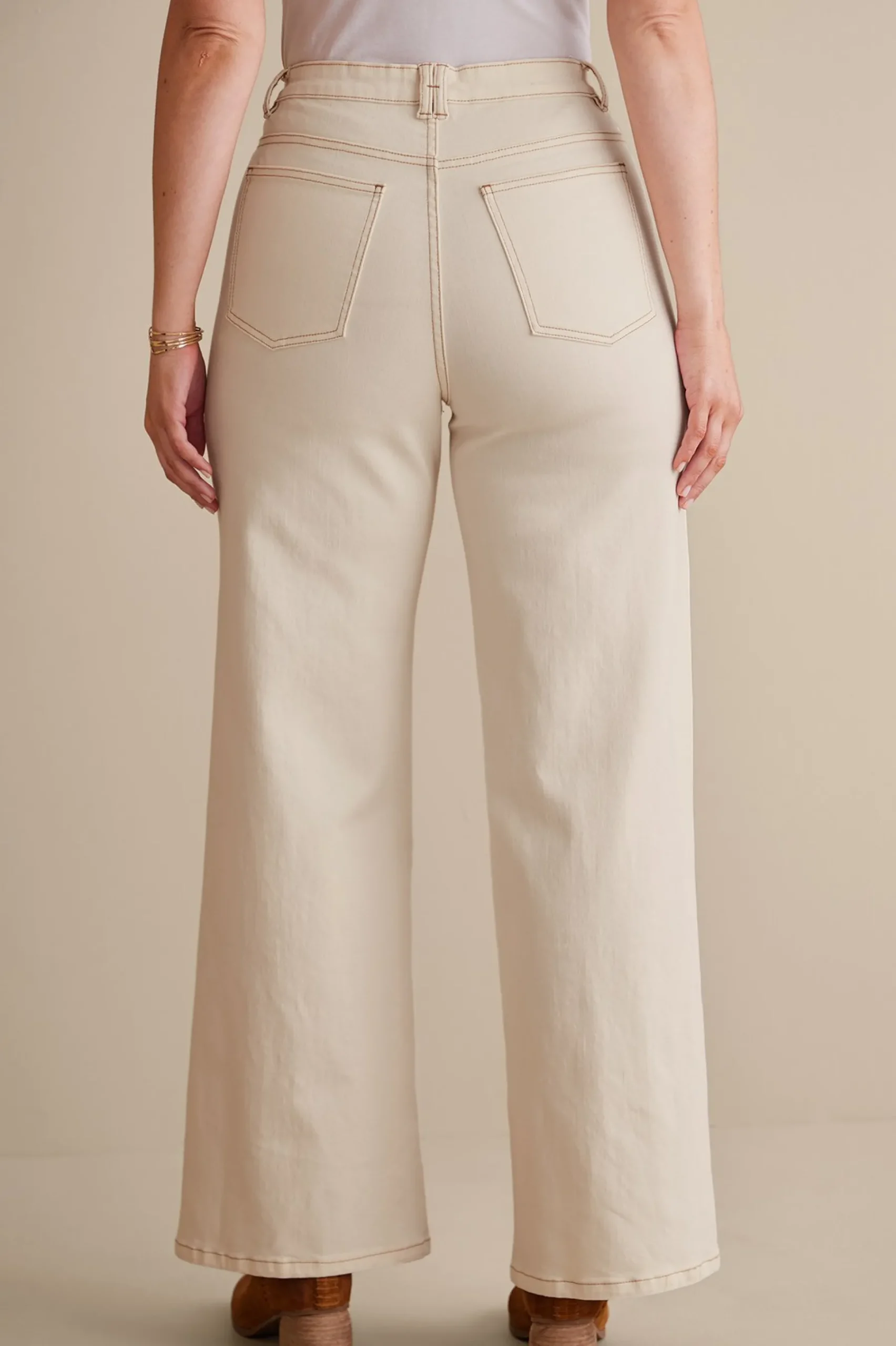 ultimate_denim_high_rise__2.webp leggings | full length-Soft Surroundings Ultimate Denim High Rise Straight Jeans Natural Seed Denim