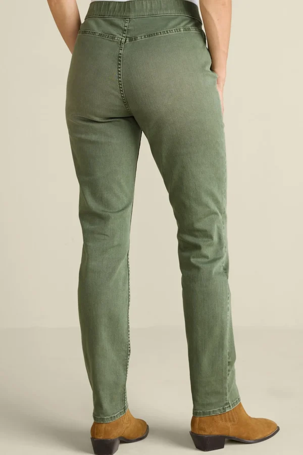 Everyday Styles | Wear Now Styles-Soft Surroundings Ultimate Denim Pull-On Slim Leg Jeans Black