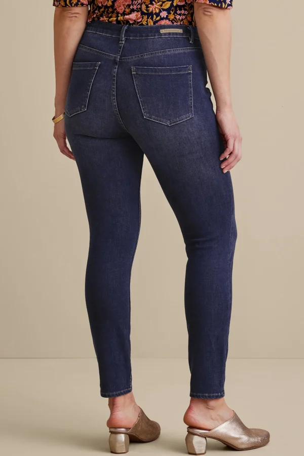 Everyday Styles | Wear Now Styles-Soft Surroundings Ultimate Denim Skinny Ankle Jeans Black