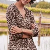 Everyday Styles | Sweaters & Cardigans-Soft Surroundings Valentina Zip Sweater Sangria Red