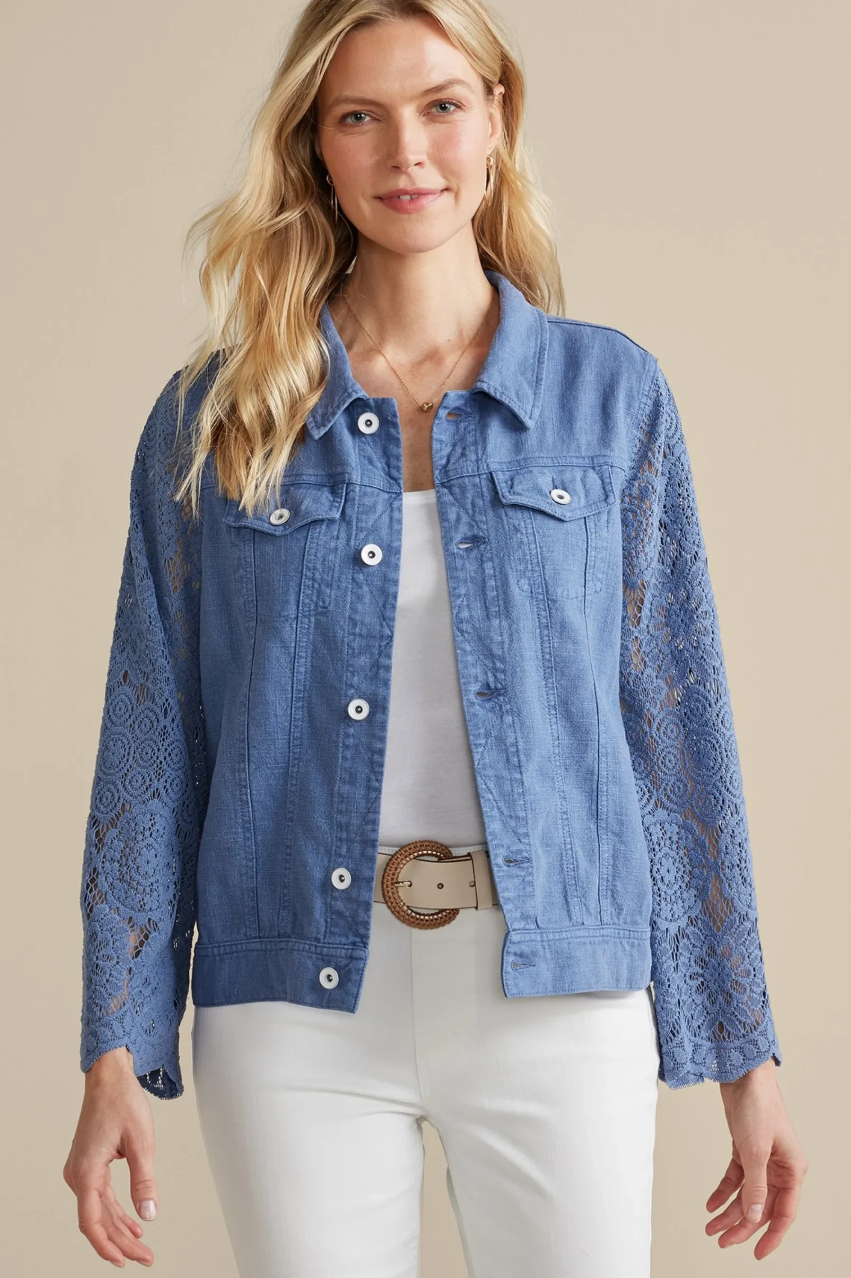 varese_linen_blend_jacket_0.webp Feminine Flourish | Into The Blues-Soft Surroundings Varese Linen Blend Jacket Colony Blue