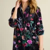Everyday Styles | EVelvet Styles-Soft Surroundings Velvet Boyfriend Tunic Shirt Dark Copper