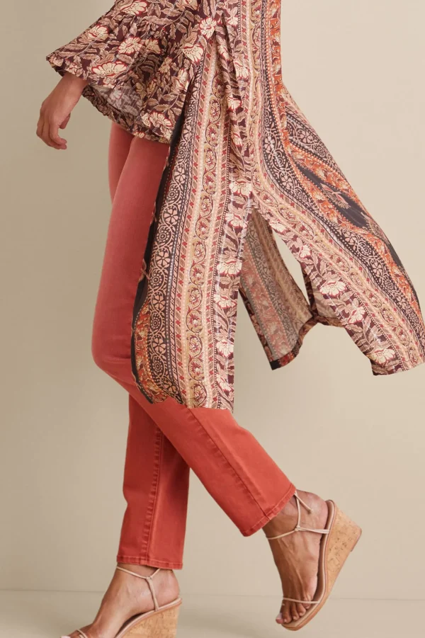 Global Artistry | Jackets & Coats-Soft Surroundings Veneto Topper Multi Abstract